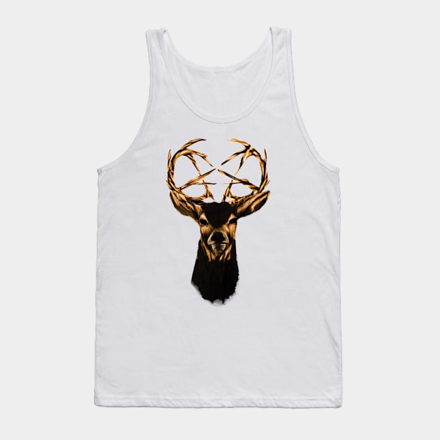 Hex-Deer (high contrast) Tank Top by D0om_co0kie